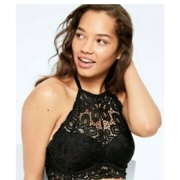 PINK Victoria's Secret Bra High Neck Halter Small New - Picture 6 of 7